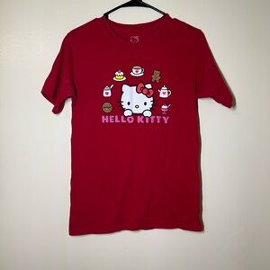 Sanrio Hello Kitty Baking Red Short Sleeve Tee